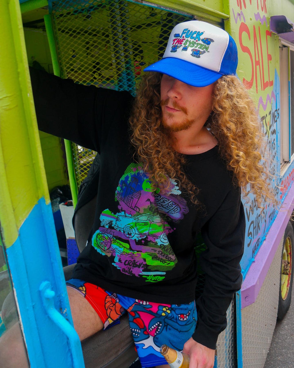 Crash N Burn Unisex Long Sleeve Tee