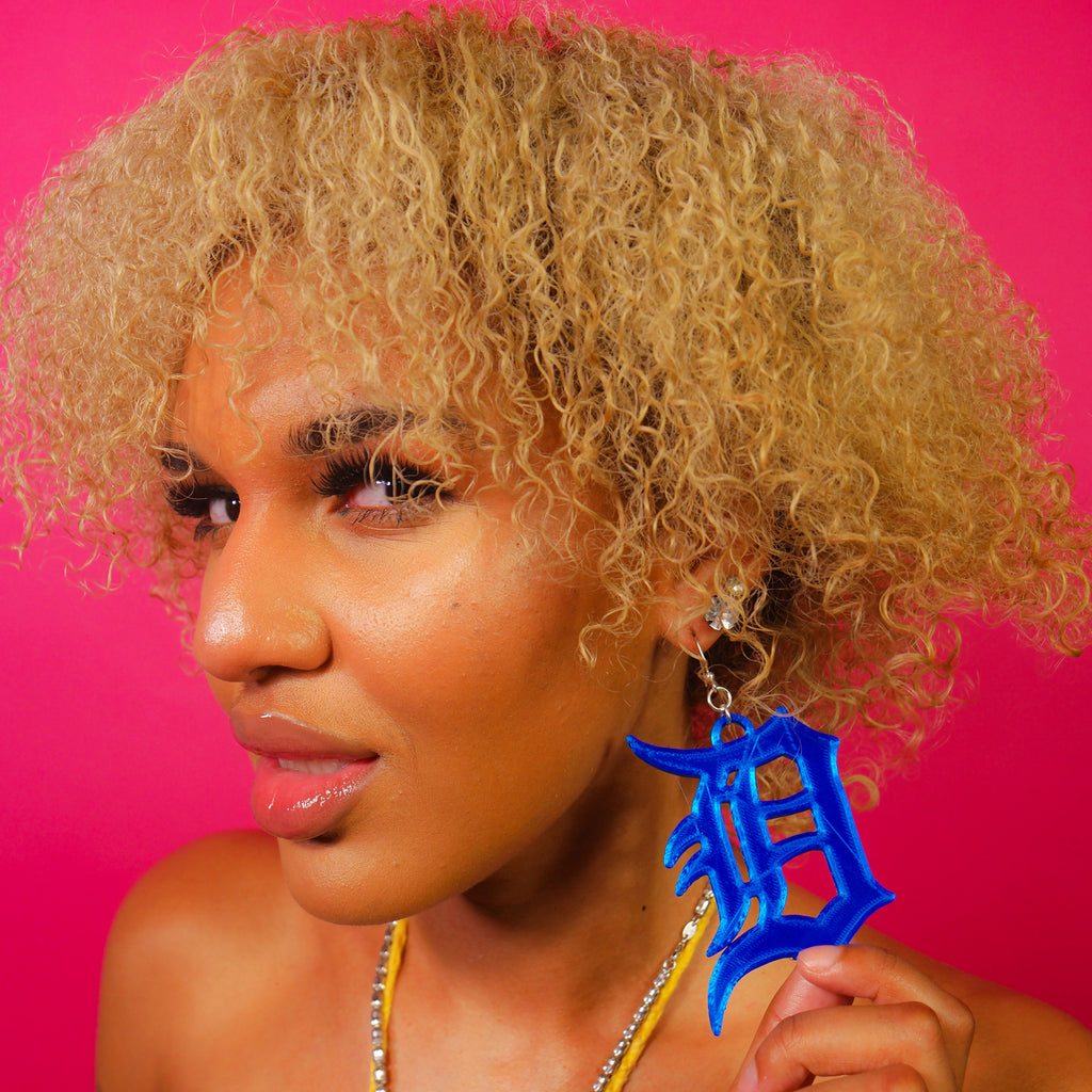 Old English Detroit Earrings