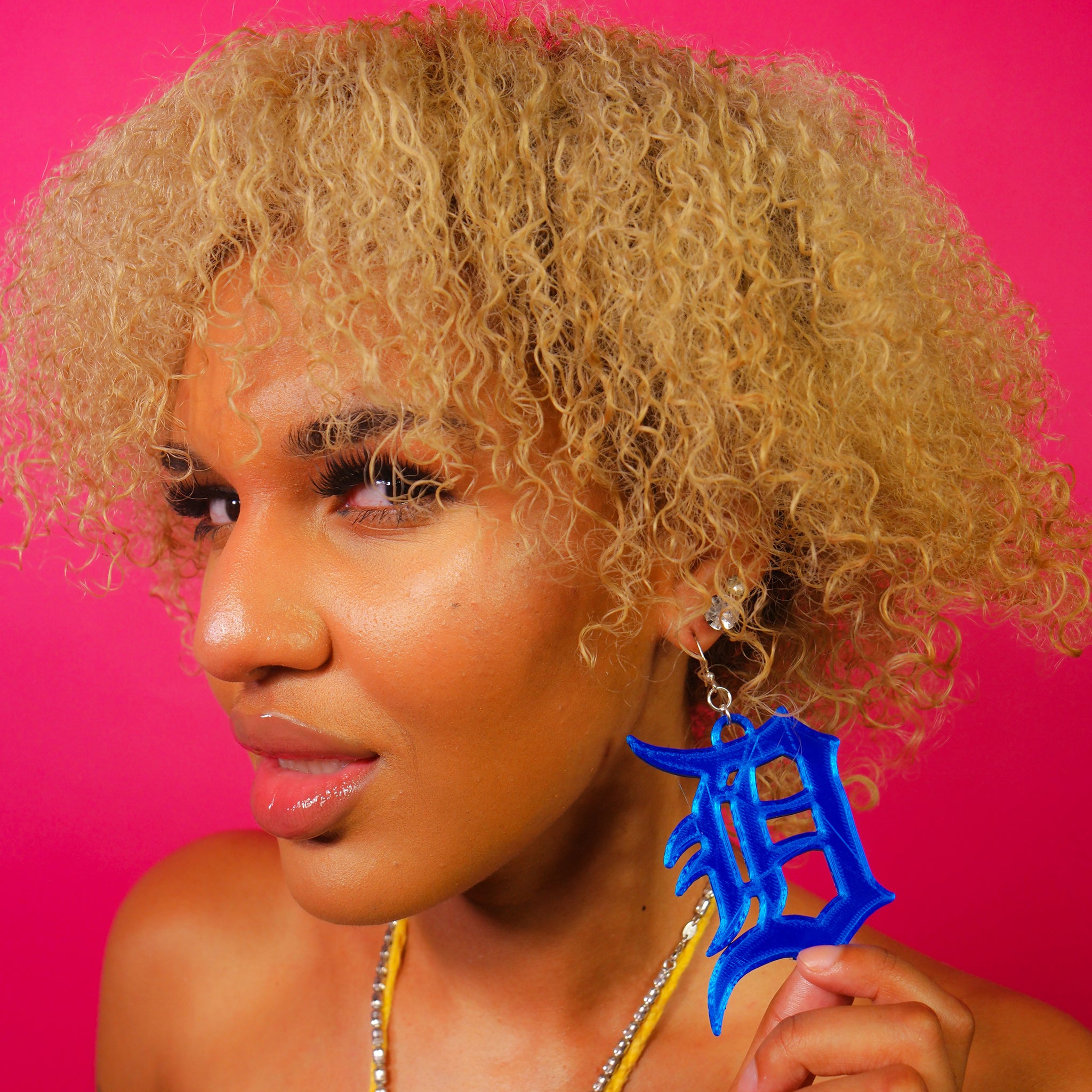 Old English Detroit Earrings